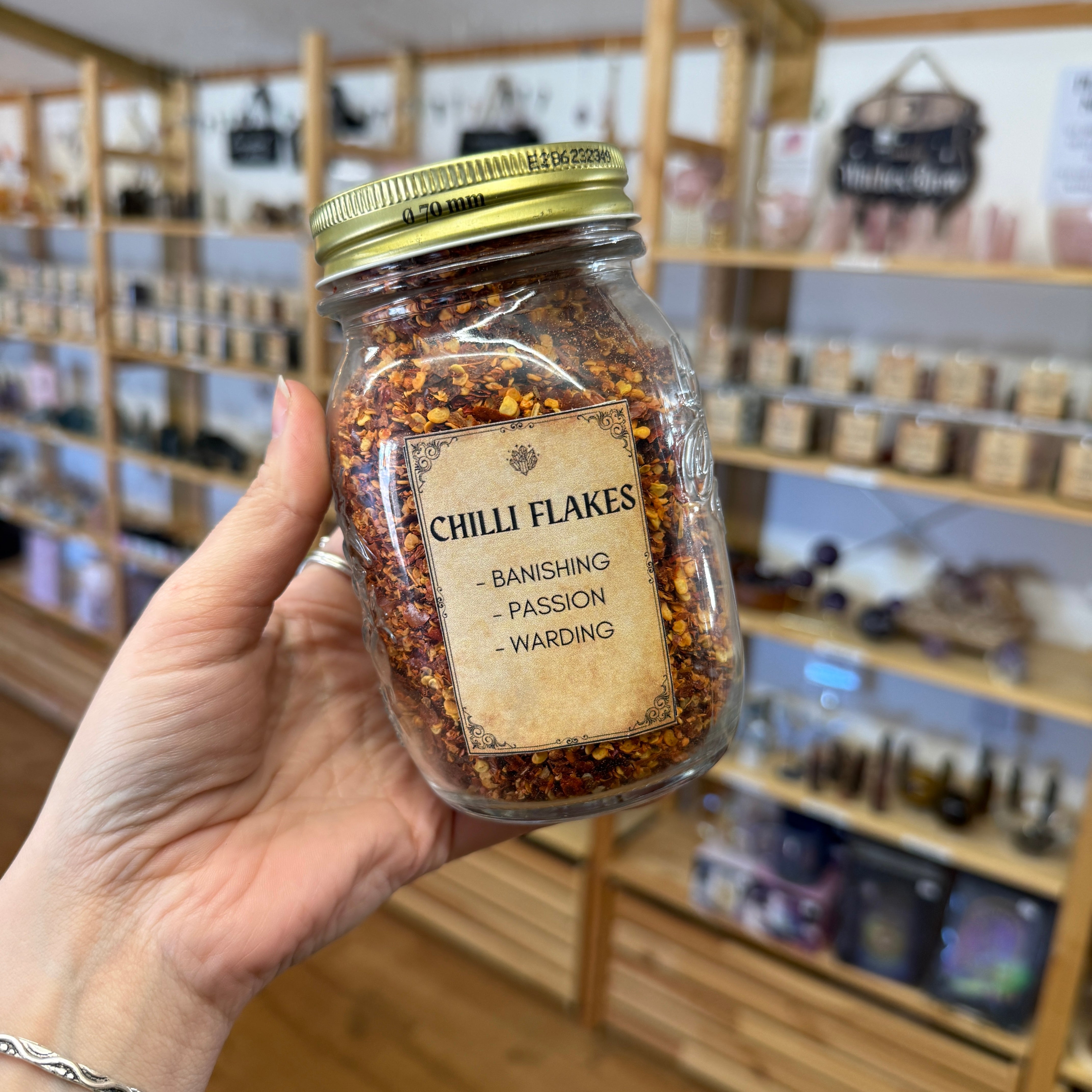 Chilli Salt Ritual Chilli Flakes - Spell & Ritual Herbs | Crystallia